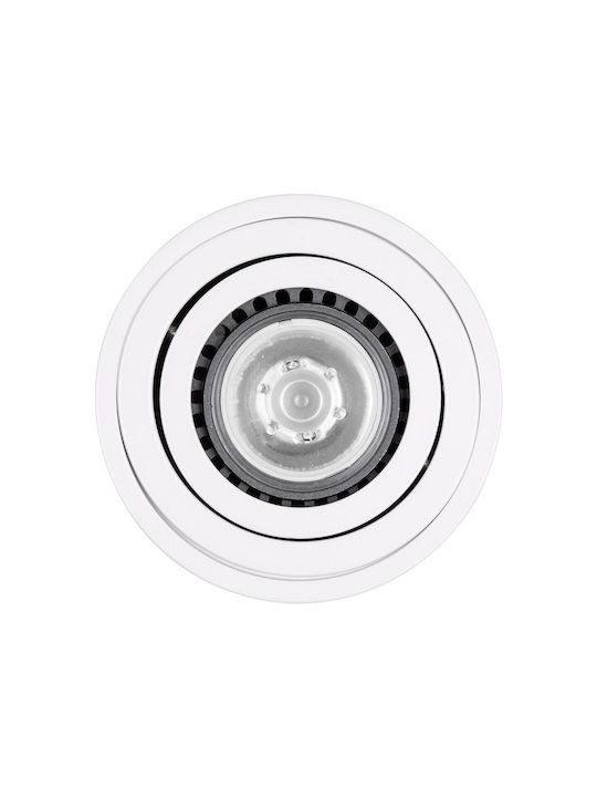 kelvo Akira Spot with Socket GU10 in White Color