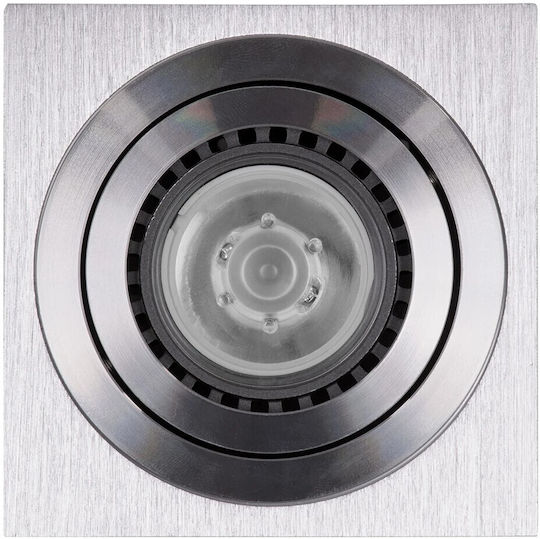 kelvo Akira Spot with Socket GU10 in Silver Color