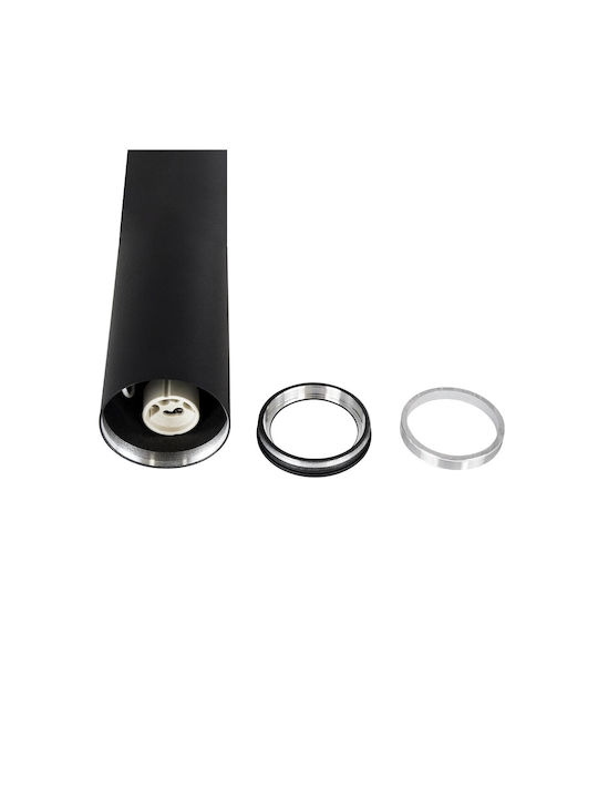 kelvo Duct Spot with Socket GU10 in Black Color