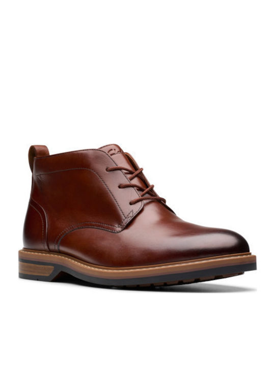 Leather Tabac Brown Men's Boots Anatomical