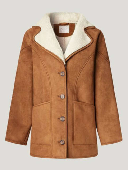 Teresa Damen Jeansjacke Beige