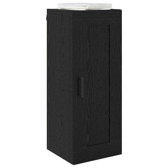 vidaXL Ντουλάπι Μπάνιου 34.5x34x90cm Μαύρο
