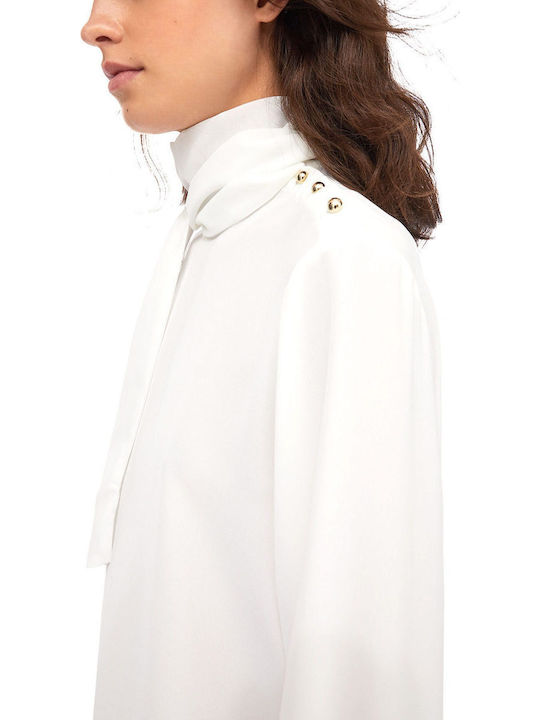 Women's Blouse Long Sleeve White