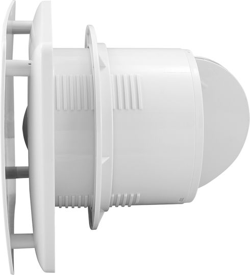 Commel Bathroom Ventilator 12W Diameter 100mm Clip and Ultra Silent White