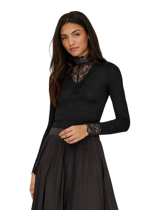 Women's Blouse Long Sleeve Black