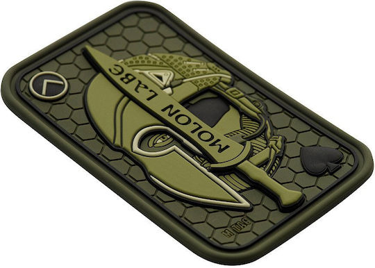 M-tac Patch Molon Labe Ace 3d Pvc-μολών Λαβέ Ace 3d Pvc Εμβλημα 06-χακί-olive Green
