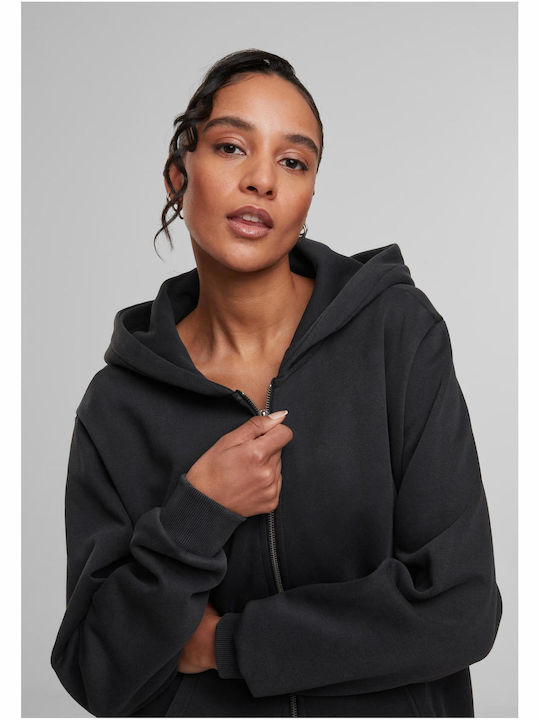 Women's Sweatshirt Jacket Black