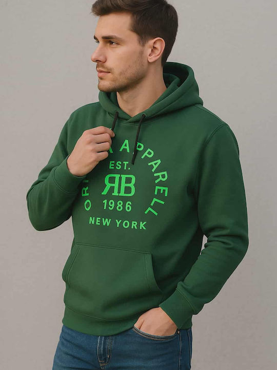 Sweatshirt with Hood Green