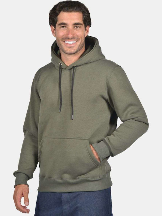 Sweatshirt mit Kapuze Khaki