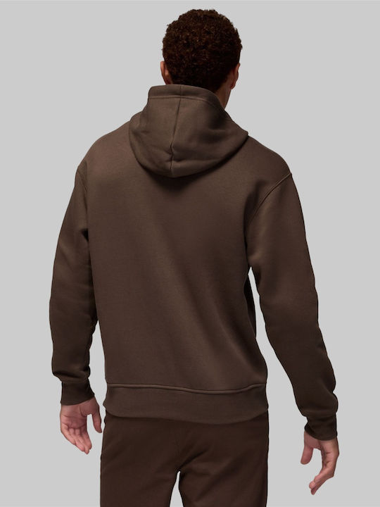 Sweatshirt with Hood Brown