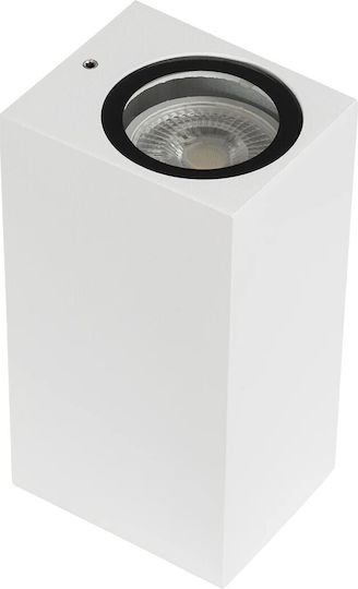 kelvo Burano Wall-Mounted Outdoor Light GU10 IP65 8x8x15cm