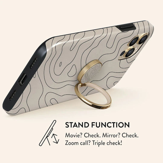 Burga Ring Holder Δαχτυλίδι Συγκράτησης Κινητού Βάση Στήριξης Gold Wild Terrain