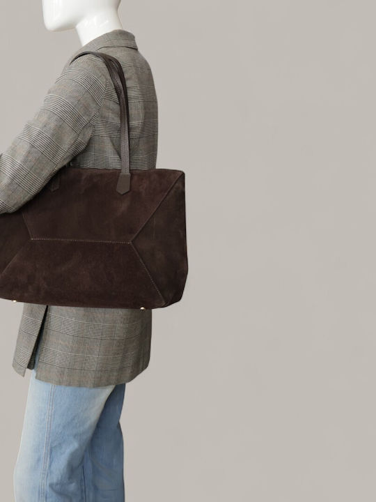 Leather Women's Bag Shoulder Brown