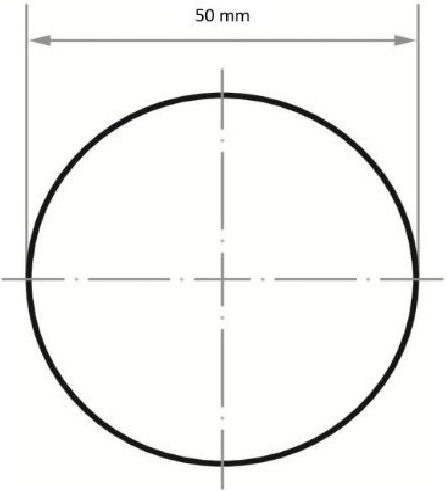 Lukas Φύλλο Λείανσης Έκκεντρου Τριβείου 50x50mm Σετ 50τμχ