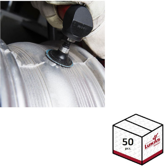 Lukas Φύλλο Λείανσης Έκκεντρου Τριβείου 50x50mm Σετ 50τμχ