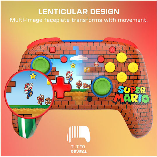 Turtle Beach Rematch Wireless Gamepad for Switch / Switch 2 Mario Bricks