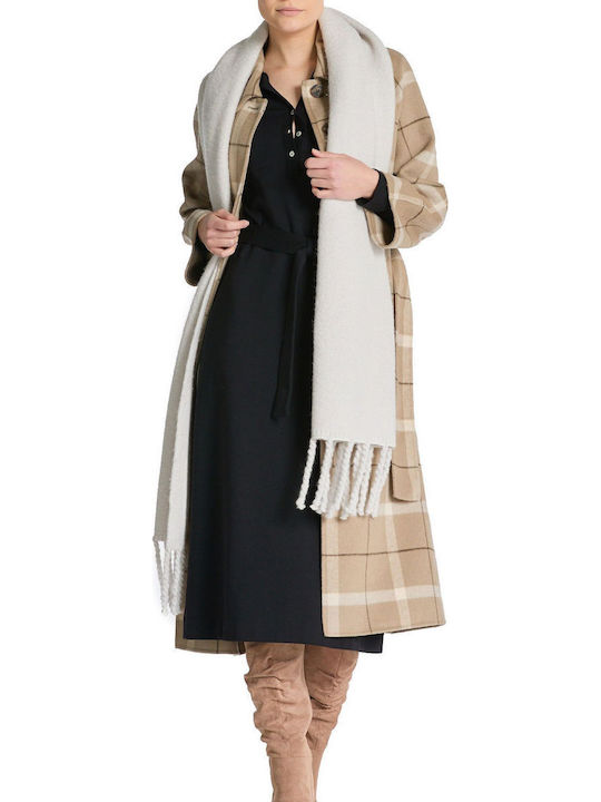 Midi Shirt Dress Long Sleeve Knitted Black