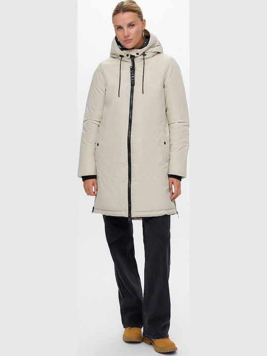 Montreal Women's Lifestyle Jacket for Winter Cream