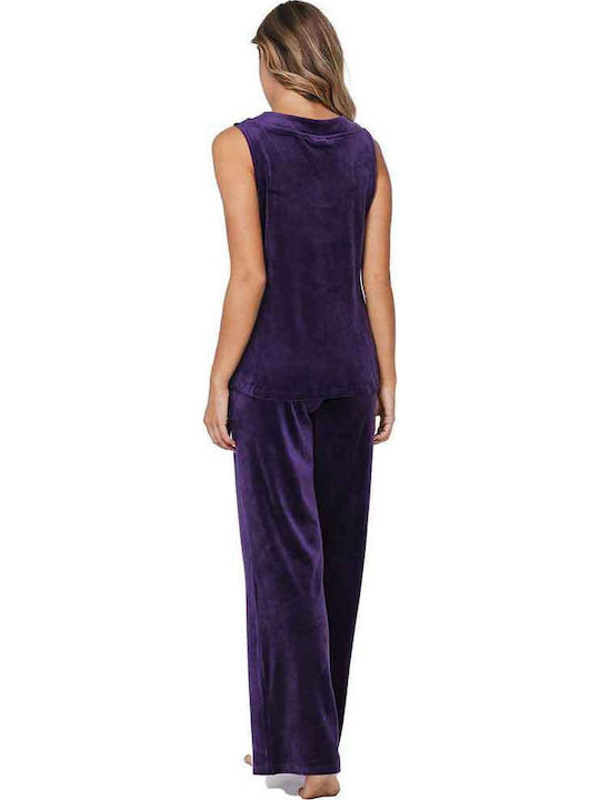 Pastunette Winter Damen Pyjama-Set Dark