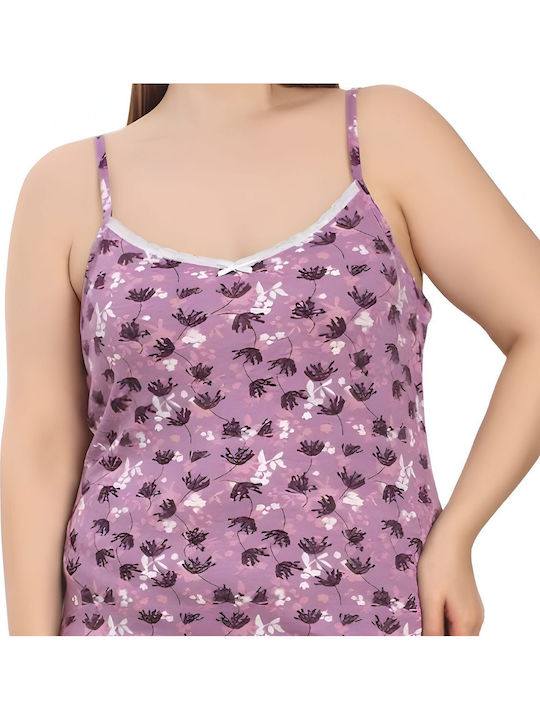 Asel Winter Women's Nightdress Lilac
