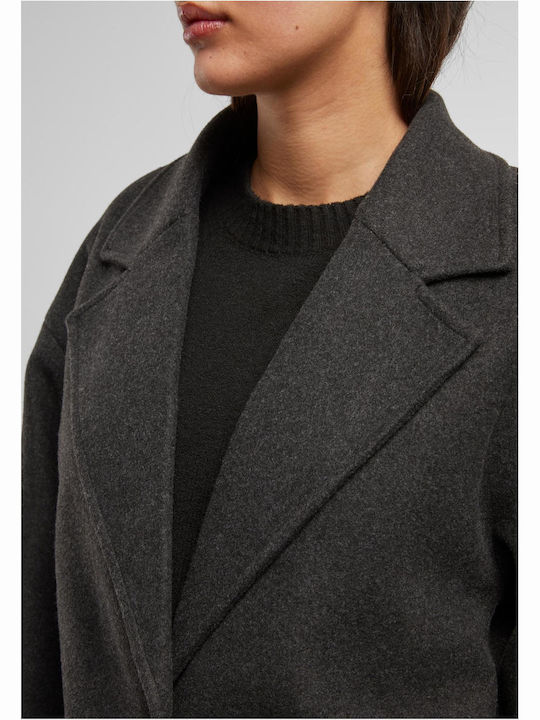 Дамско Anthracite Melange Палто Oversized