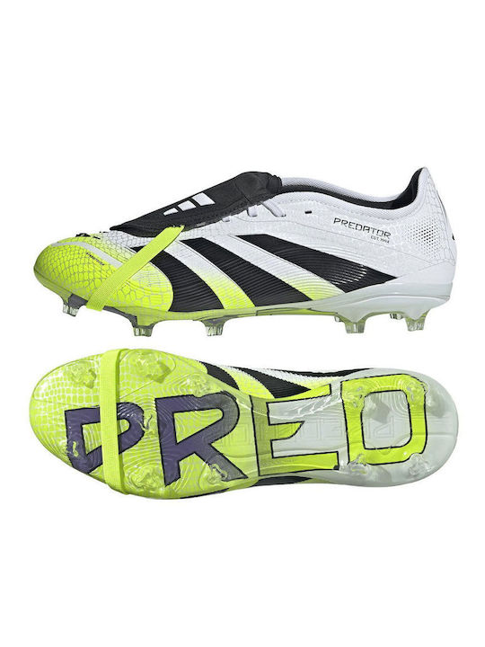 adidas Predator Pro Ποδοσφαιρικά Παπούτσια με Τάπες FG Λευκά