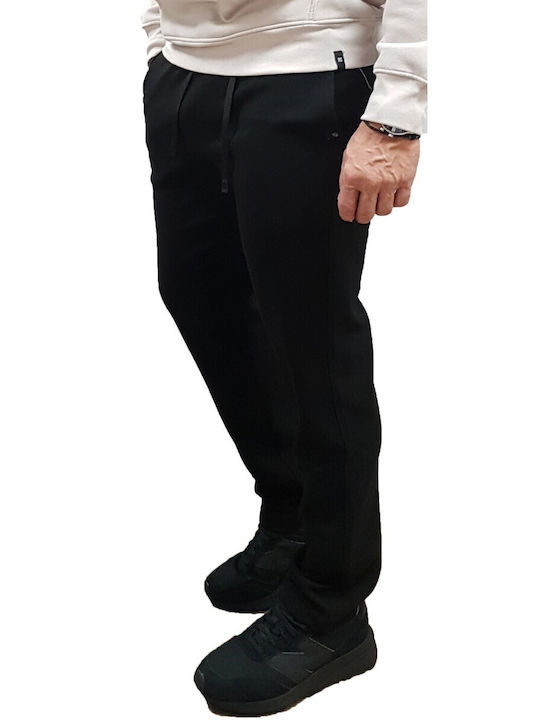 Pantaloni Chino cu Croială Slim Black