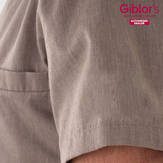 Giblors Σακάκι Σεφ Federico Slim Fit Tortora Giblor's Giblor's