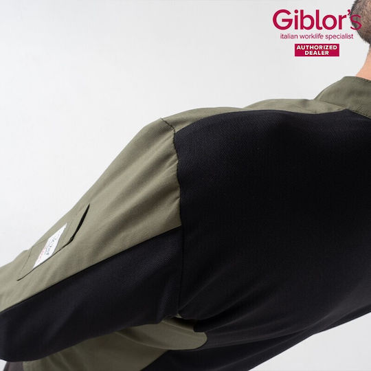 Giblors Σακάκι Σεφ Raul Χακί Αεριζόμενη Πλάτη Giblor's Giblor's