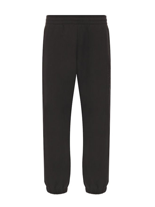 Sweatpants with Elastic Black