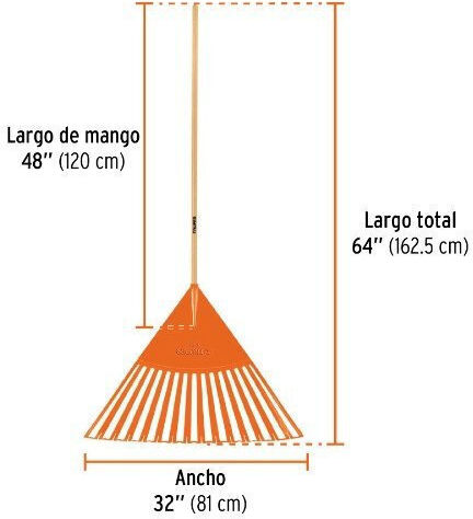 Garden Rake Leaves Truper Ep-30x