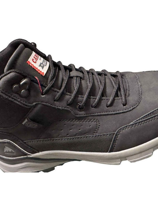 Herren Anatomisch Stiefel Schwarz
