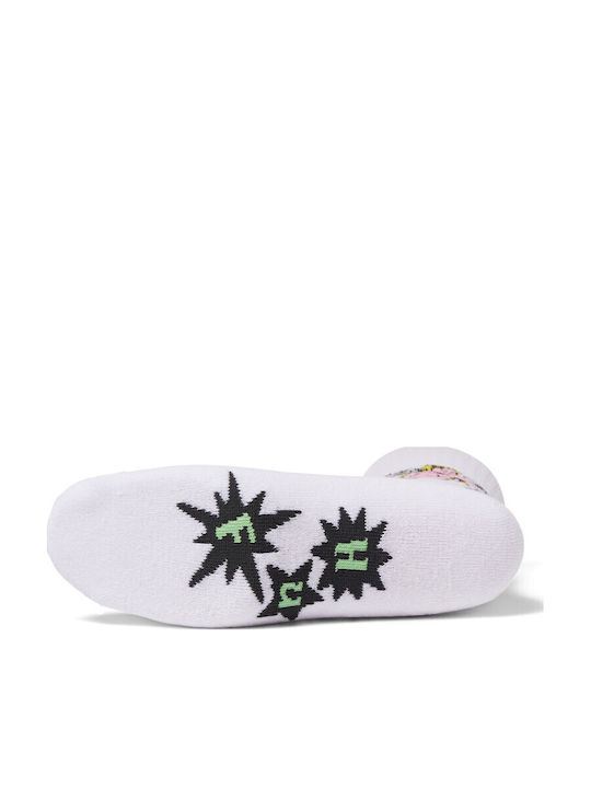 HUF Crew Socken White 1Pack HUF Crew Socken White 1Pack
