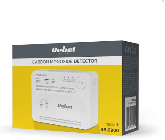 Detector De Monoxid De Carbon Alarm 3xaa Baterii Kd-218b Rebel