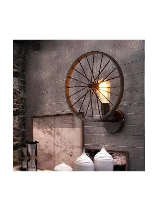 Universo Illuminazione Modern Lamp Wall with Socket E27 Black