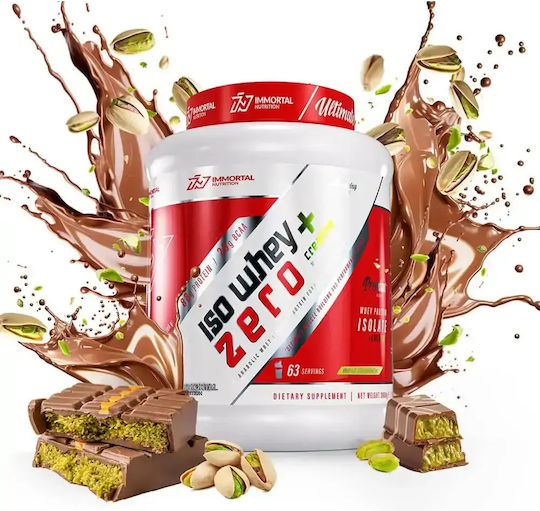Immortal Nutrition Iso Whey Zero + Creatine Πρωτεΐνη Ορού Γάλακτος με Κρεατίνη Χωρίς Γλουτένη & Λακτόζη με Γεύση Dubai Chocolate 2kg