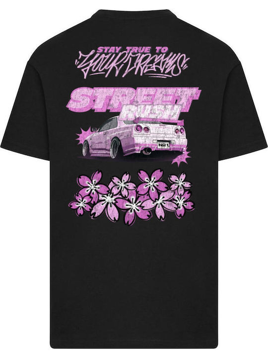 Street Rush Car T-shirt Black