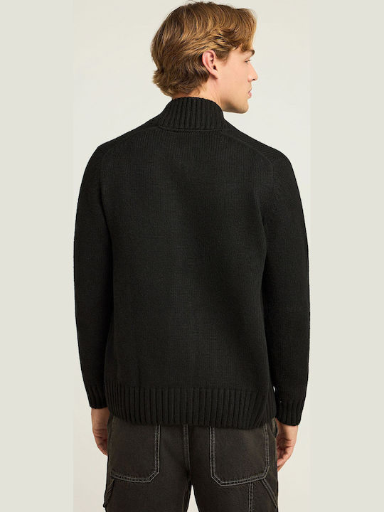 Men's Knitted Cardigan Black