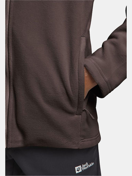 Men's Fleece Cardigan Gray