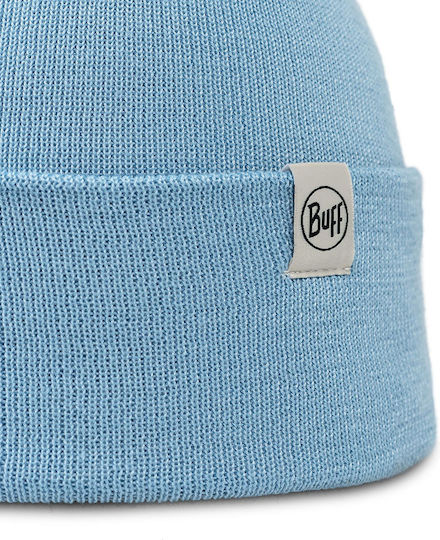 Lilon Beanie Unisex Fleece Beanie Gestrickt in Hellblau Farbe