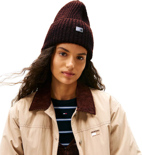 Heritage Beanie Beanie Knitted in Brown color