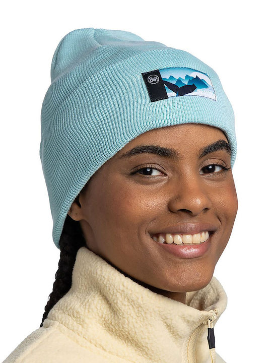Beanie Unisex Fleece Beanie Gestrickt in Türkis Farbe