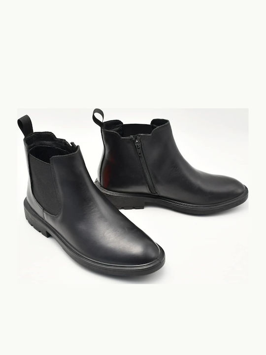Δερμάτινα Μαύρα Chelsea Μποτάκια