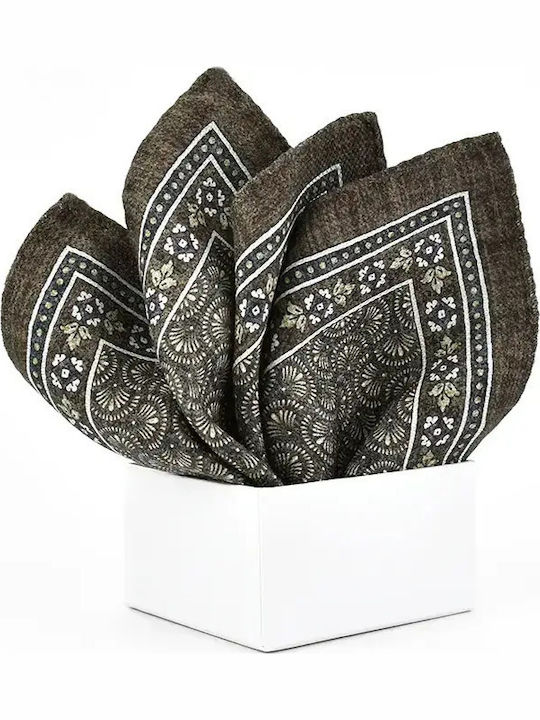 Men's Silky Handkerchief Brown