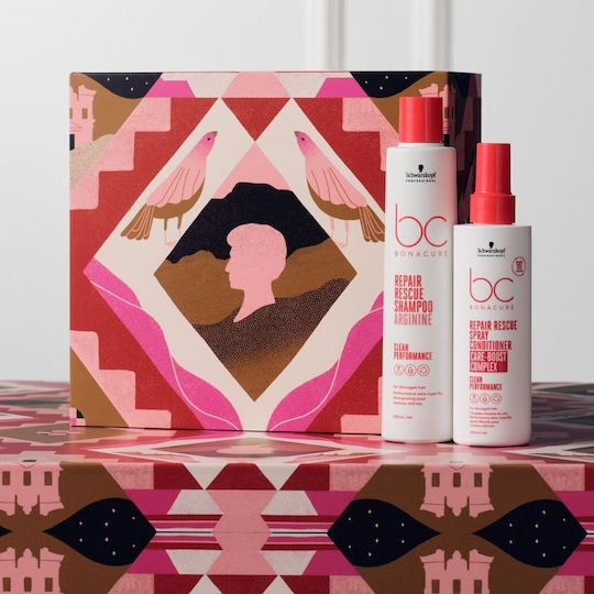 Schwarzkopf Bonacure Σετ Περιποίησης Μαλλιών Αναδόμησης & Θρέψης για Ταλαιπωρημένα Μαλλιά με Σαμπουάν & Conditioner 2τμχ