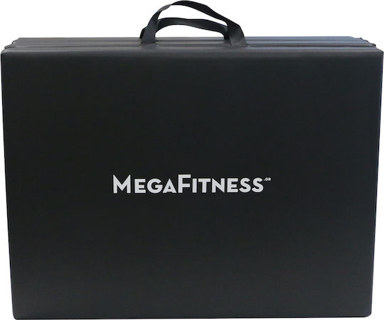 MegaFitness Αναδιπλούμενο Στρώμα Γυμναστικής Μαύρο (180x60x5cm)