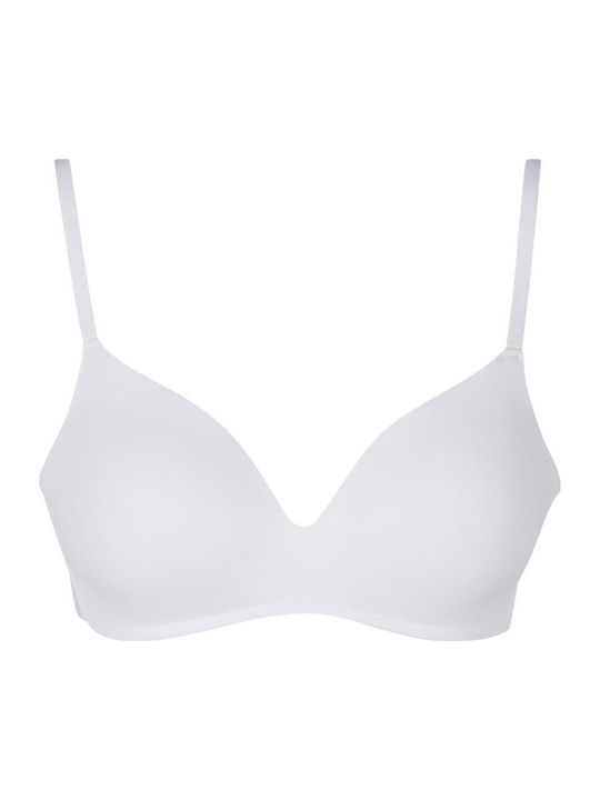 Ladies Basic Padded Bra 2-pack White+nude