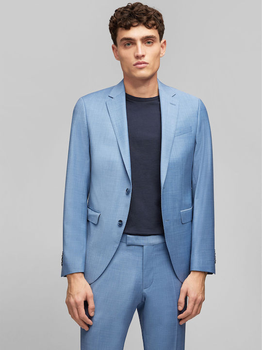 Men's Winter Suit Slim Fit Sky Blue