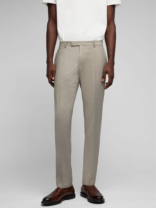 Men's Winter Suit Slim Fit Sand