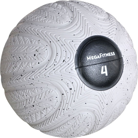 MegaFitness Μπάλα Slam 4kg σε Μπεζ Χρώμα